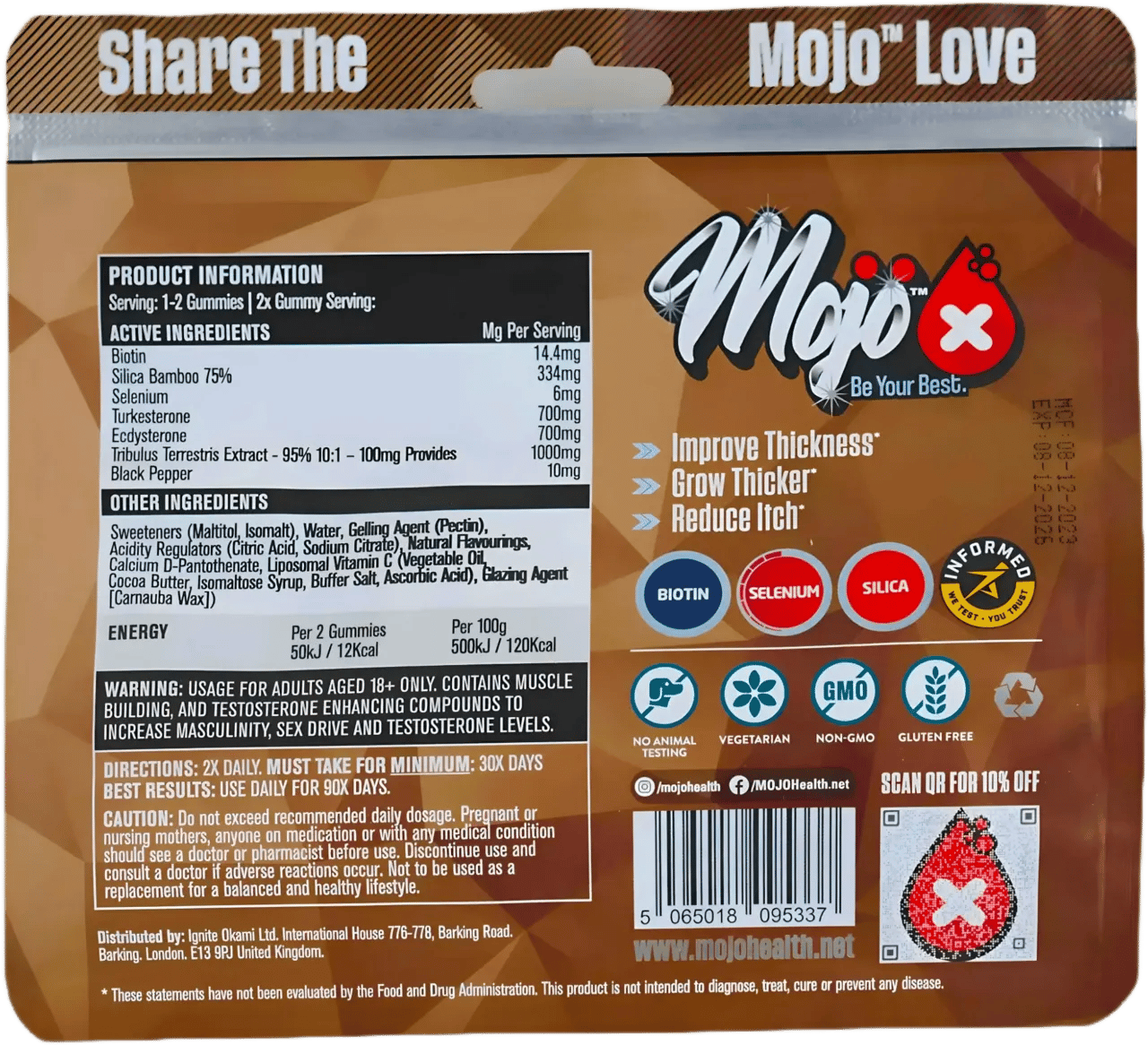 MOJO™ BEARD Gummies (80%-OFF)