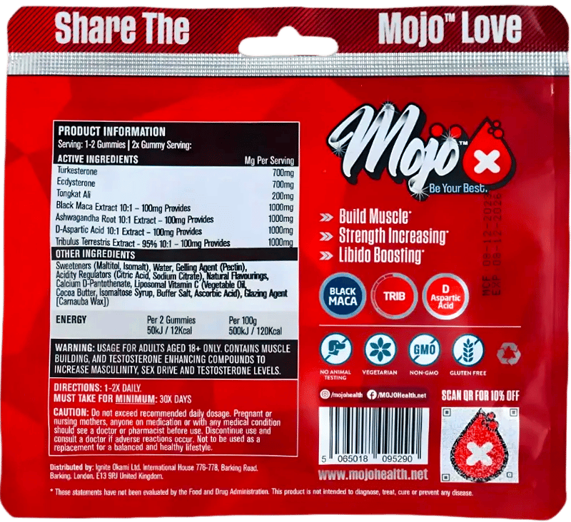 MOJO™ MACHO Gummies (80%-OFF)
