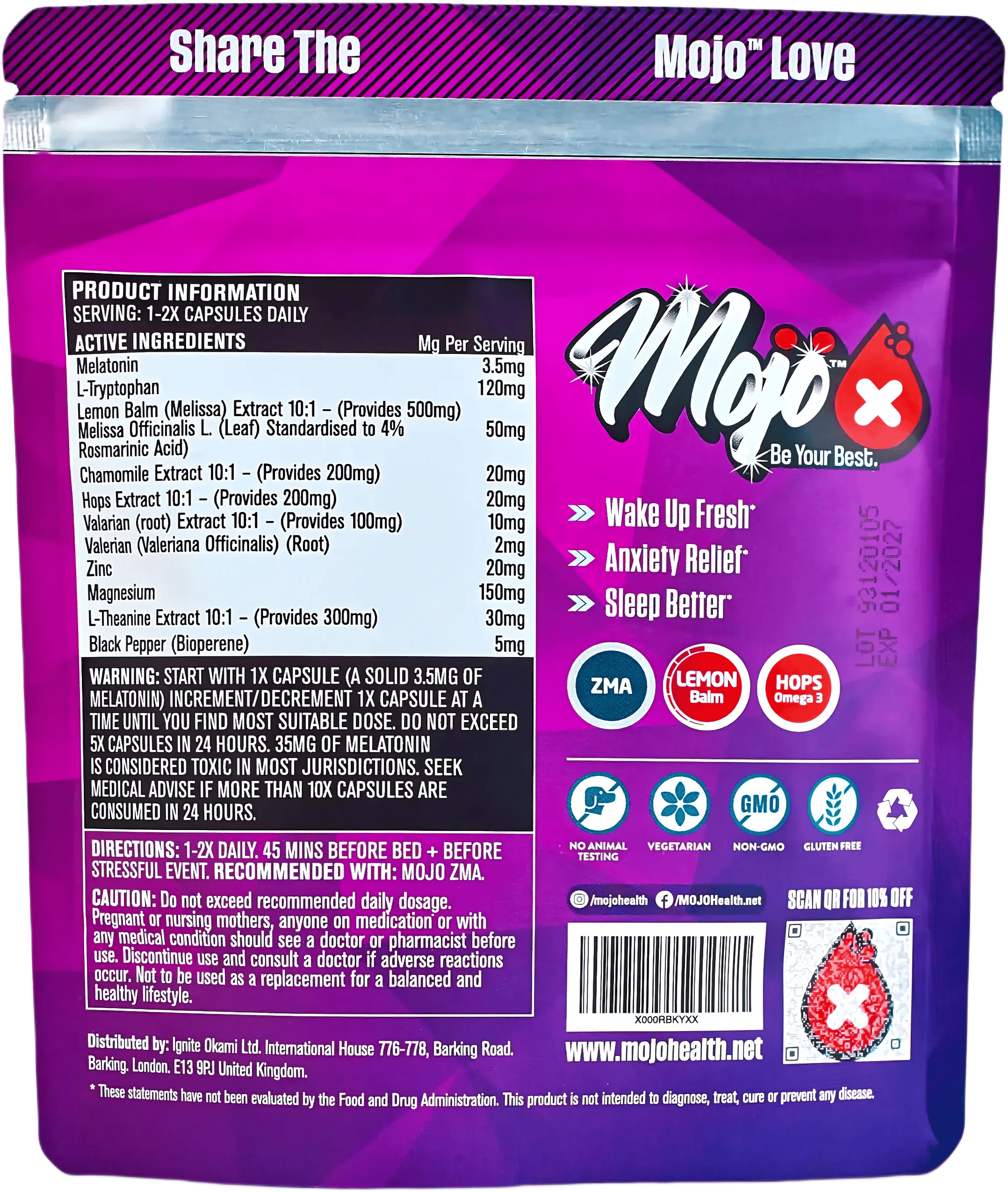 MOJO™ RECHARGE Capsules (80%-OFF)