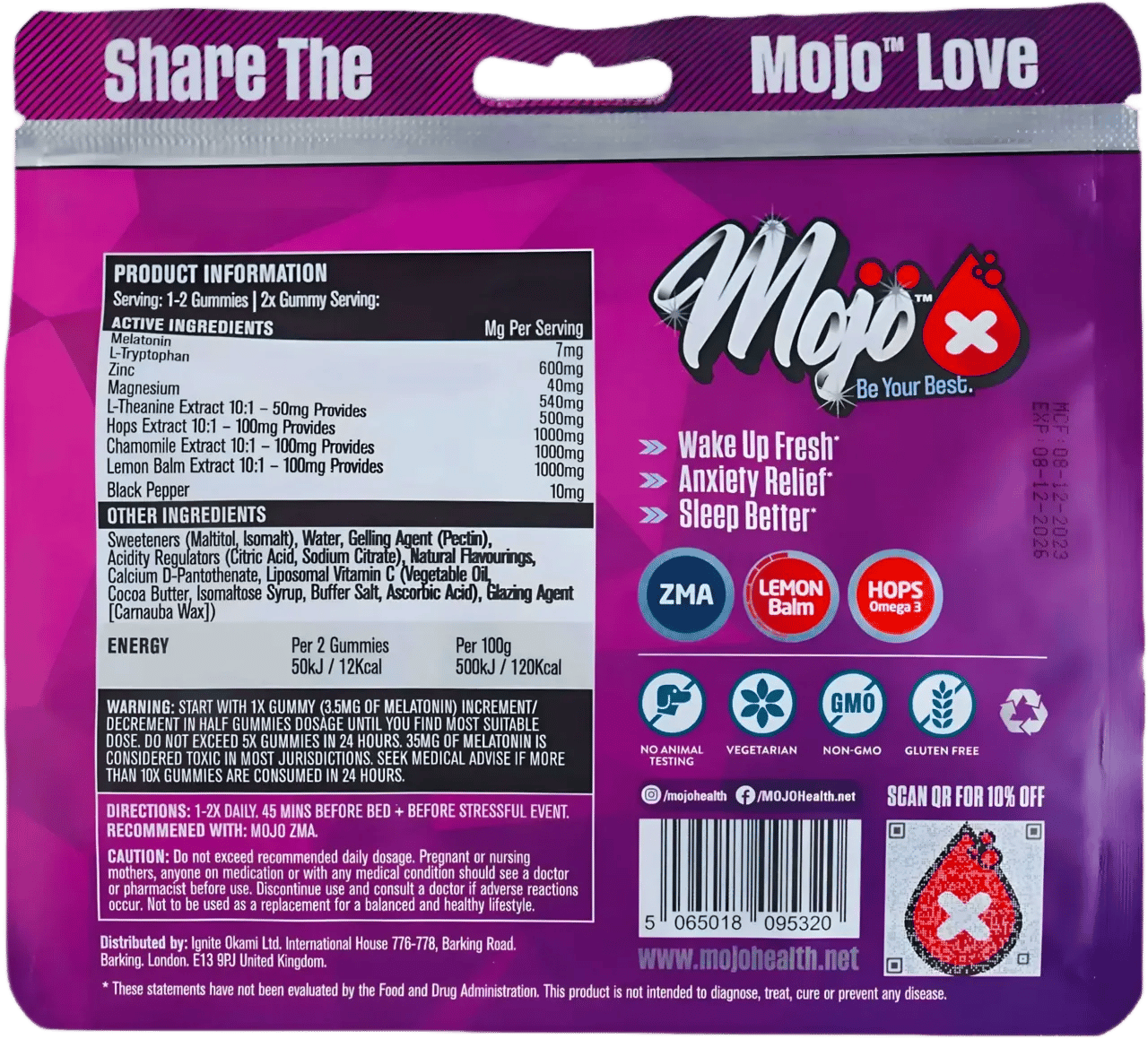 MOJO™ RECHARGE Gummies (80%-OFF)
