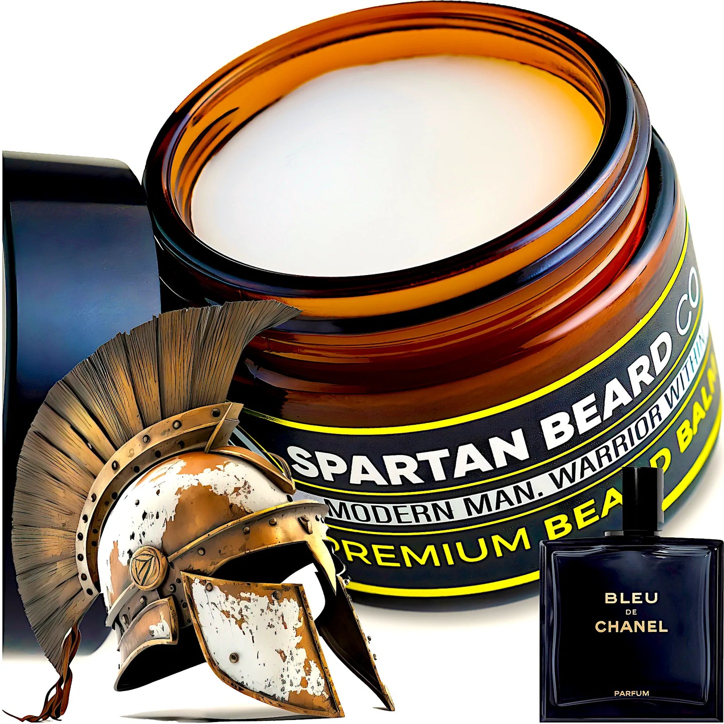 Beard Balm Channel Bleu Scented Spartan Beard Co 2