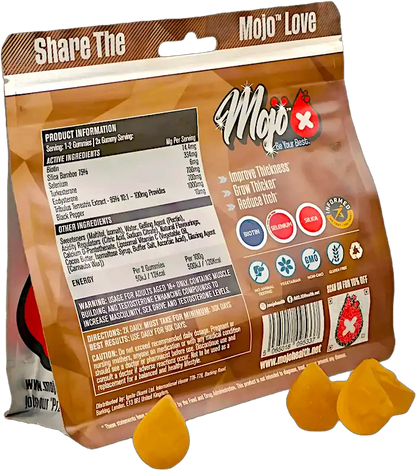 Mojo Beard Beard Growth Accelerator Gummies Grow A Beard Supplement