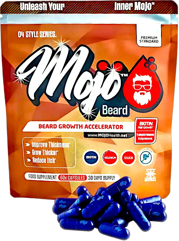 Mojo Beard Growth Supplement Grow A Beard Accelerator Supplement 2