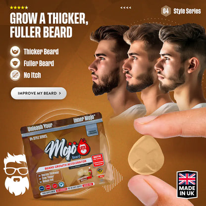 Mojo Beard Growth Supplements Vitamins To Grow A Beard Facial Hair Biotin Turkesterone Silica Accelerate Accelerator Gummies 5