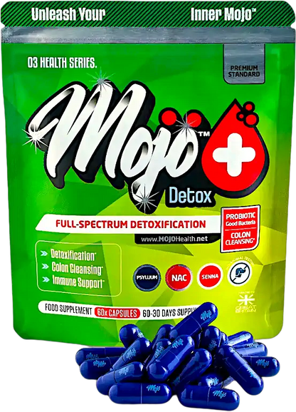 Mojo Detox Liver Colon Gallbladder Detoxification Probiotic Prebiotic Acidophilus Supplement 2