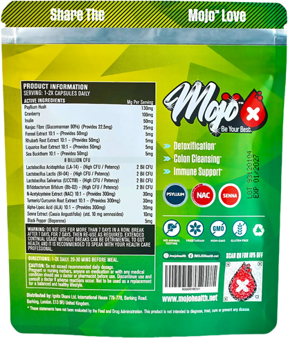 Mojo Detox Liver Colon Gallbladder Detoxification Supplement