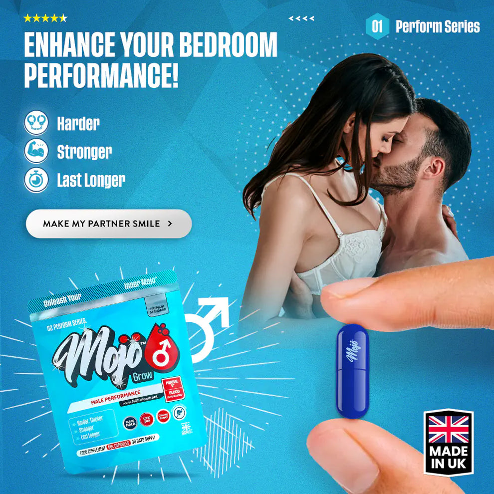 MOJO Grow Capsules - Male Vitality and Stamina