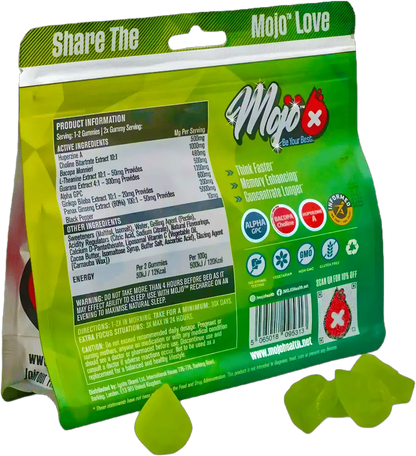 Mojo Kickstart Gummies Nootropic Huperzine A Alpha Gpc 2