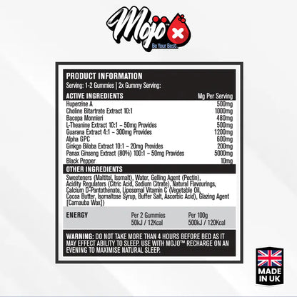 Mojo Kickstart Nootropic Gummies Adhd Focus Memory Best Brain Booster Mental Clarity Nootropics Neurotropic Uk Supplement 2