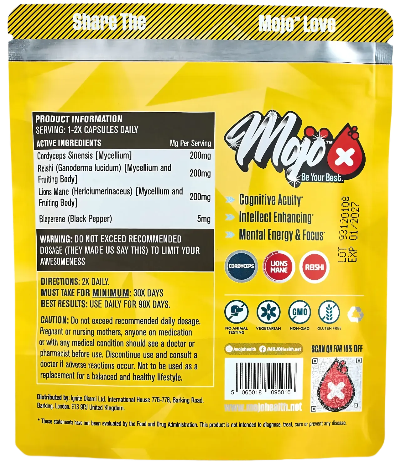Mojo Lions Mine Supplement
