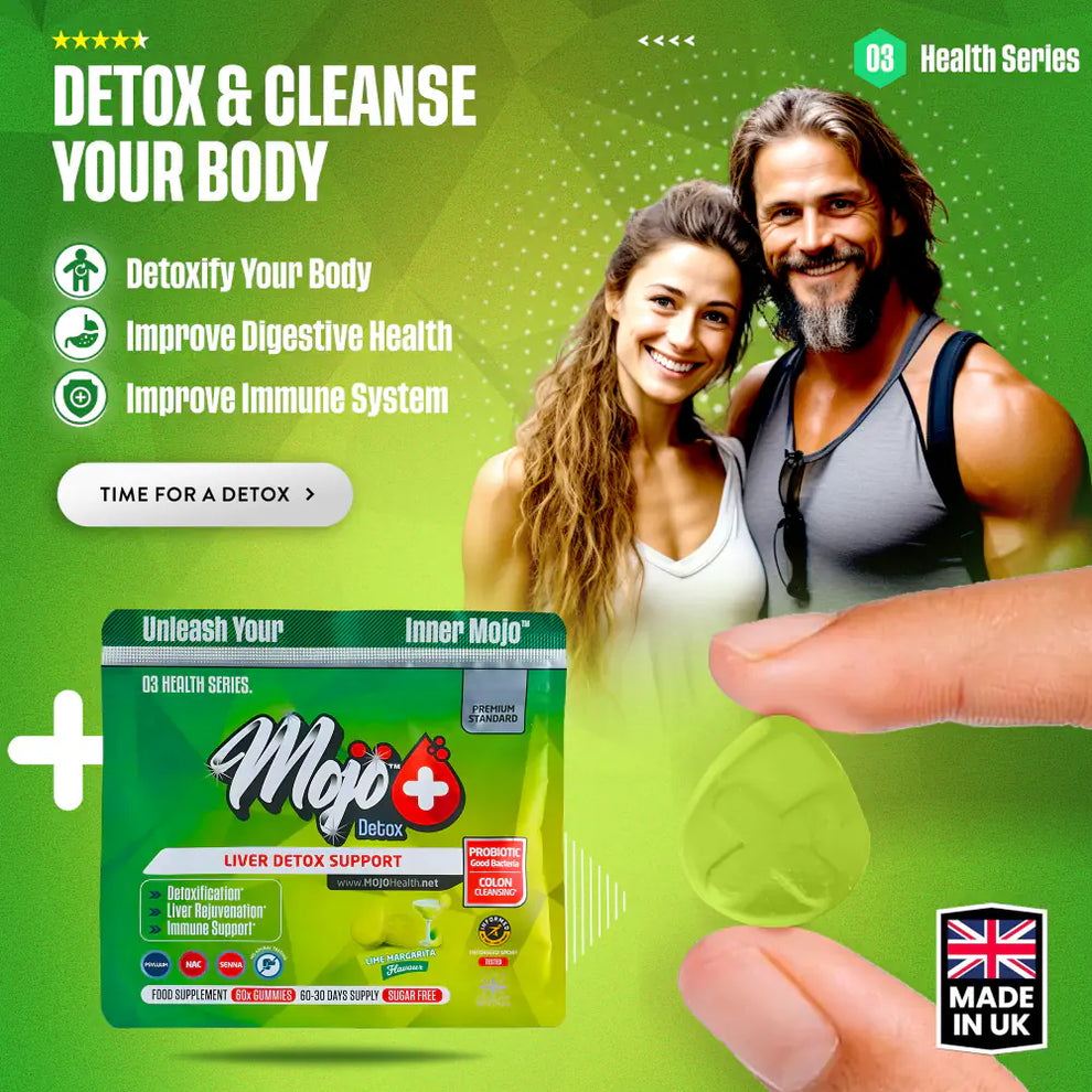 MOJO Detox Gummies - Lime Margarita Gut Health Supplement