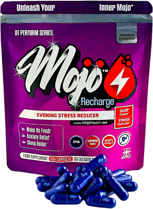 Mojo Recharge Sleep 5htp Melatonin L Tryptophan L Theanine Mood Supplement 2