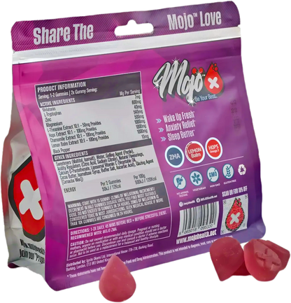 Mojo Recharge Sleep Melatonin L Tryptophan Gummies