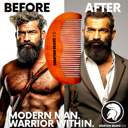 Spartan Beard Co Wooden Pocket Beard Comb 5