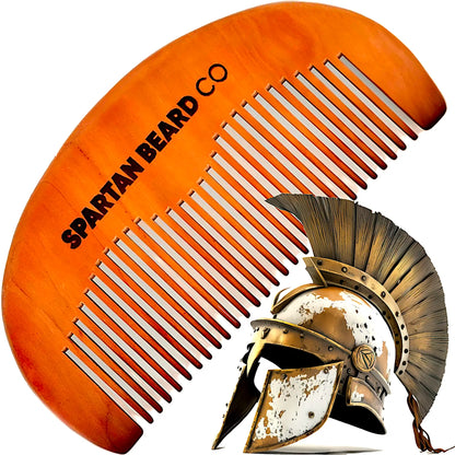 Spartan Beard Co Wooden Pocket Beard Comb