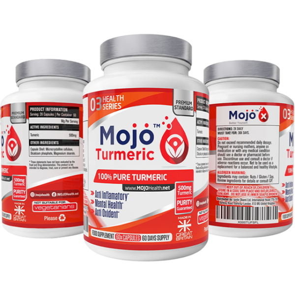 MOJO Turmeric Supplement - Anti-Inflamatory Brain Health Supplement