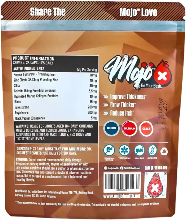 MOJO Beard Growth Accelerator Supplement