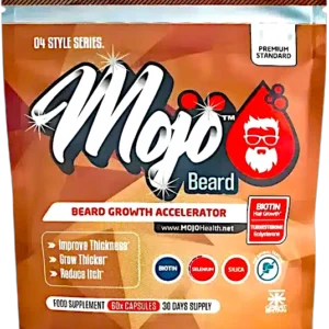 Mojo Beard Growth Supplements Grow A Beard Biotin B7 Facial Hair Accelerator Vitamins Best Uk Collagen Turkesterone Ecydesterone Capsules For Men 0