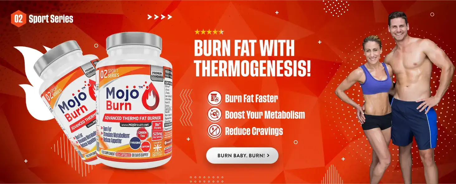 Mojo Burn Best Thermogenic Keto Fat Burner Burners Pills Weight Loss Management Appetite Supplements T5