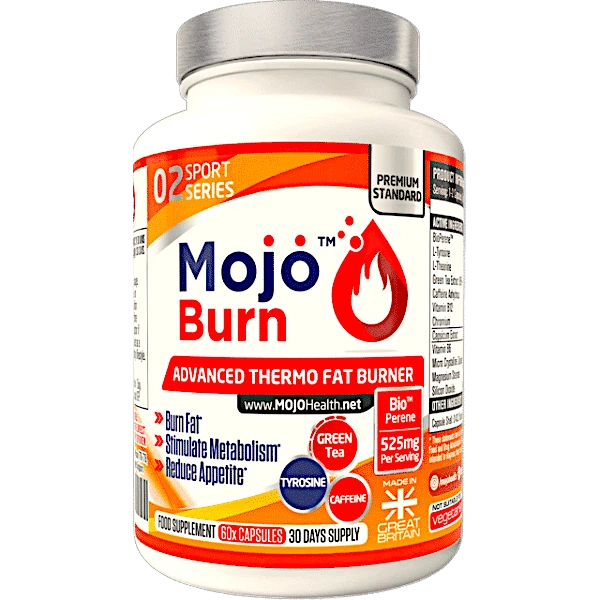 Mojo Burn V1 Thermogenic Fat Burner L Carnitine Cla Keto Diet Appetite Best Uk Suppressant T5 Weight Loss Management Pills Tablets Supplement For Women Men 0