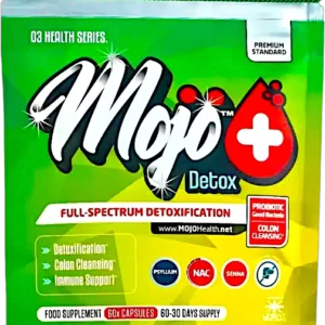 Mojo Detox Caspules Acidophilus Probiotic Prebiotic Senna Gut Health Colon Parasite Cleanse Gut Flora Constipation Best Uk Alcohol Drug Detoxification Gallbladder Bloat Supplement 0