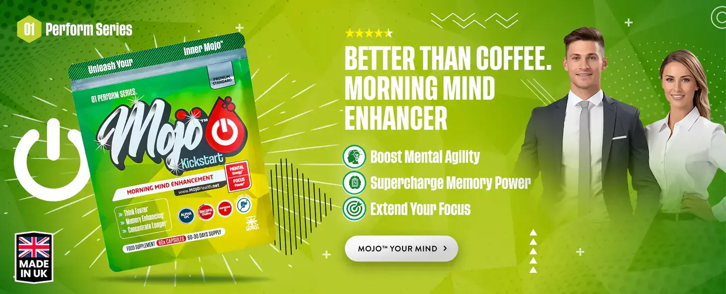 Mojo Kickstart Supplement Adhd Focus Memory Nootropic Best Brain Booster Neurotropics Uk Capsules