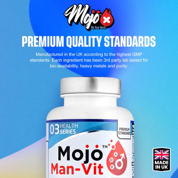 Mojo Man Vit Best For Men Ultra Mens Optimen Male Multi Vitamin Vitamins Minerals Uk Supplements 4