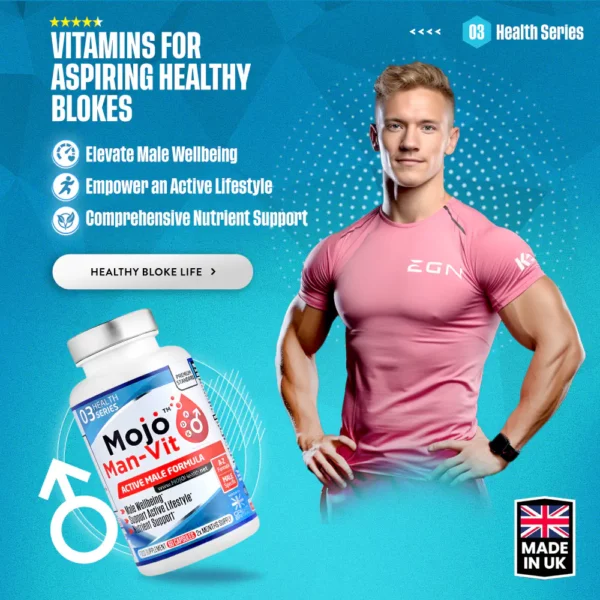 Mojo Man Vit Best For Men Ultra Mens Optimen Male Multi Vitamin Vitamins Minerals Uk Supplements 7