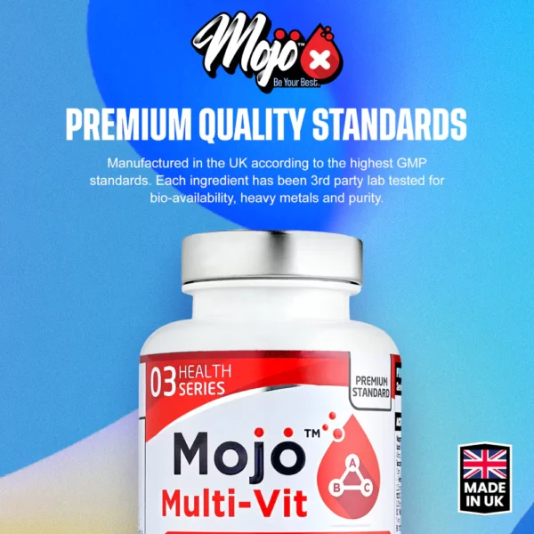 Mojo Multi Vitamins Vitamin One A Day Mineral Methylated Complex Best Uk Supplements 3