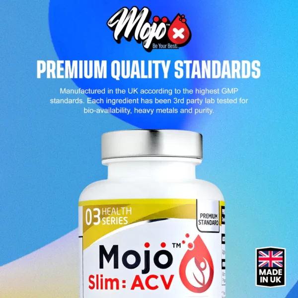 Mojo Slim Acv Apple Cider Vinegar With Mother Digestive Enzyme Gut Health Tablets Pills Supplements 2