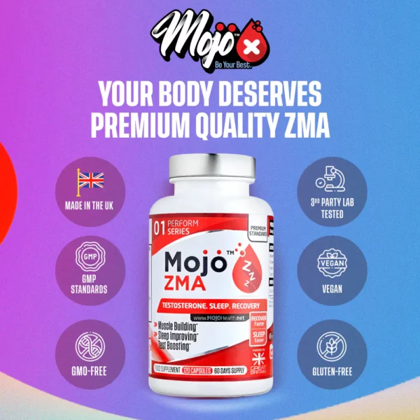 Mojo Zma Zinc Magnesium For Sleep B6 Zmag Sleep Aid Natural Testo Booster Supplements 4
