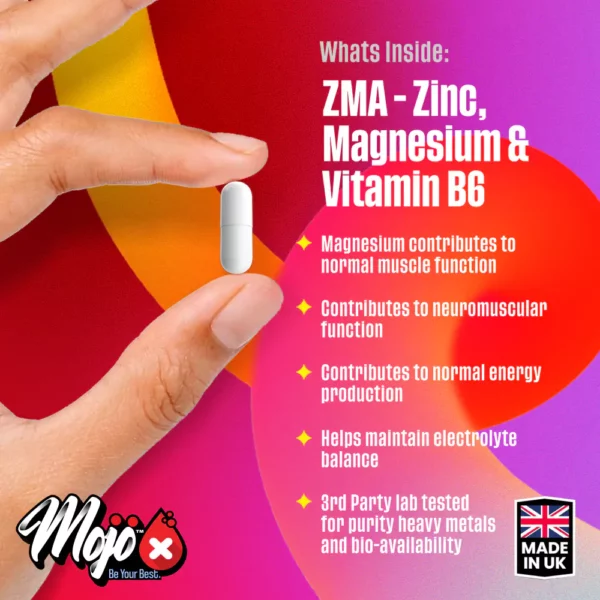 Mojo Zma Zinc Magnesium For Sleep B6 Zmag Sleep Aid Natural Testo Booster Supplements 5