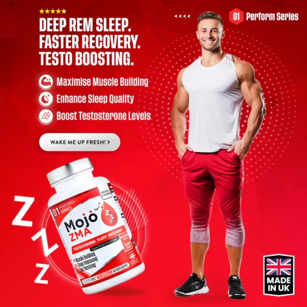 Mojo Zma Zinc Magnesium For Sleep B6 Zmag Sleep Aid Natural Testo Booster Supplements 6