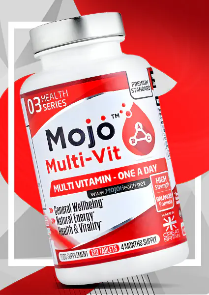 MOJO Multi Vitamins Vitamin One A Day Mineral Methylated Complex Best UK Supplements