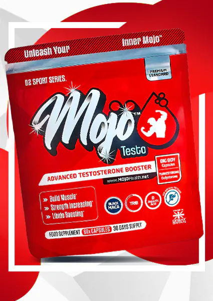 MOJO Testo Natural Testosterone Booster Best UK Turkesterone Ecdysterone Supplements