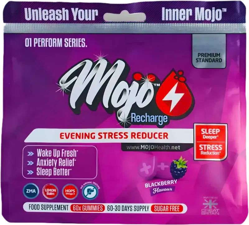 MOJO Recharge - Sleep Melatonin L-Tryptophan Gummies