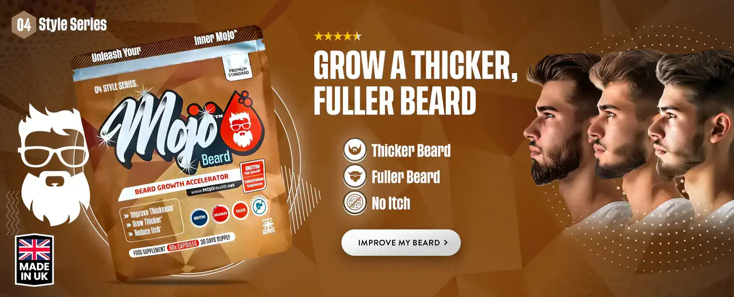 Mojo Beard Growth Supplements To Grow A Beard Biotin Facial Hair Accelerate Best Uk Gummies