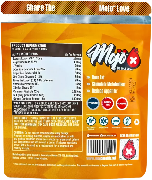 Mojo Burn L Carnitine Fat Burner