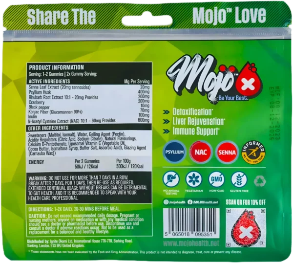 Mojo Detox Gummies Liver Detox