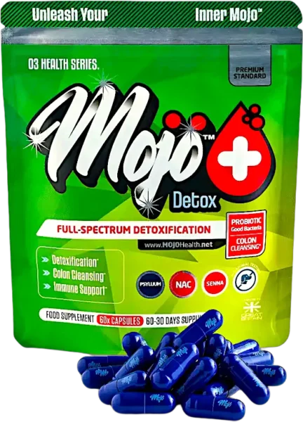 Mojo Detox Liver Colon Gallbladder Detoxification Probiotic Prebiotic Acidophilus Supplement 2