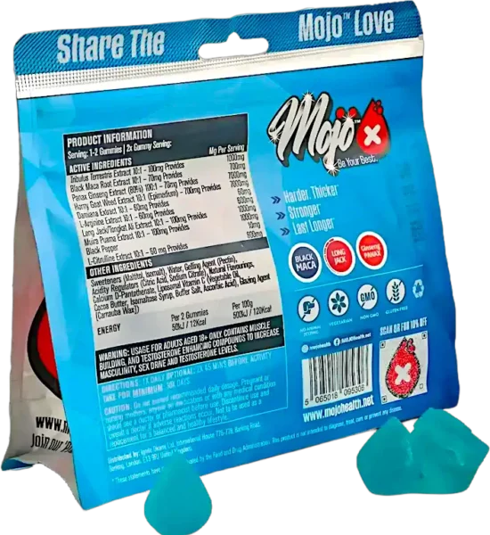 Mojo Grow Male Performance Enhancer Herbal Libido Gummies