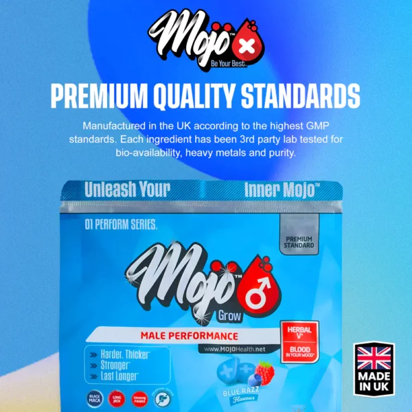 Mojo Grow Mens Male Libido Maca Root Black Best Sexual Drive Health Erectile Dysfunction Gummies 2