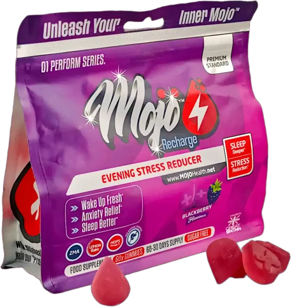 Mojo Recharge Melatonin Natural Sleep Gummies