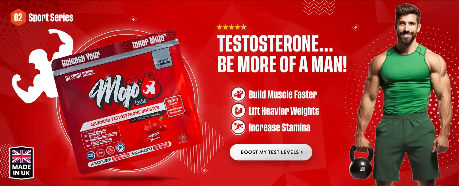 Mojo Testo Gummies Turkesterone Ecdysterone Natural Testosterone Booster Supplements