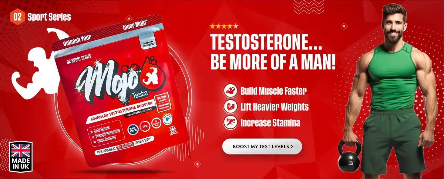 Mojo Testo Natural Testosterone Booster Best Uk Turkesterone Ecdysterone Supplements 6