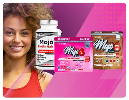 Shop By Goal Mojo Health Supplements Womens Beauty Supplement Hair Skin Nails Beard Growth Vitamins