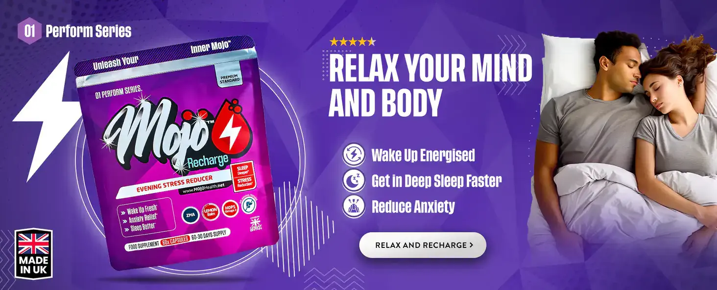 15 Mojo Slider Recharge Melatonin L Tryptophan L Theanine Valerian Hops Chamomile Natural Sleep Aid Capsules Supplements