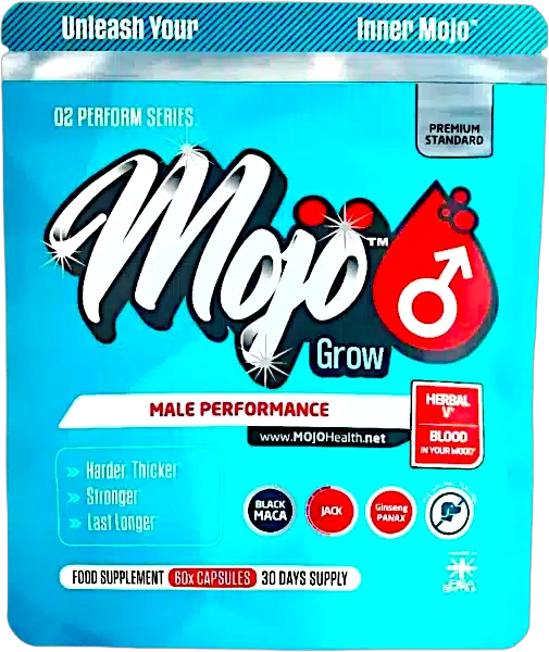 Mojo Grow Capsules Male Libido Sexual Drive Aphrodisiac Booster Black Maca Horny Goat Weed For Men Longjack Muira Pauma Tribulus Ashwagandha Ginseng Damiana Best Uk Natural Ed Erectile Dysfunction Supplement