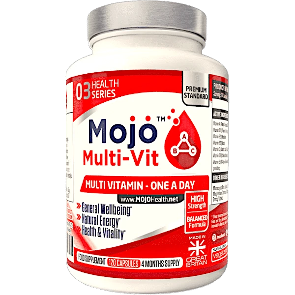 Mojo Multi Vit One A Day A Z Multi Vitamin Methylated Vitamins Minerals Complex For Men Women Best Uk Complete Advance Immune System Aid Supplement