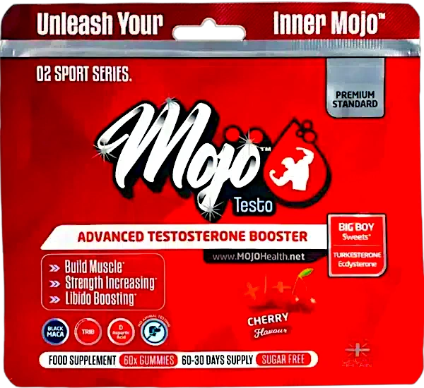 Mojo Testo Gummies Turkesterone Ecdysterone Testosterone Booster For Men Muscle Growth Libido Best Uk Longjack Ashwagandha Black Maca Tribulus Terrestris D Aspartic Acid Supplement